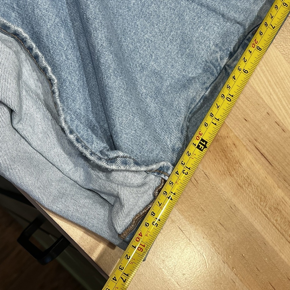 American Eagle Outfitters Jean Shorts High Rise Baggy, Women's Size 12 - Picture 6 of 10